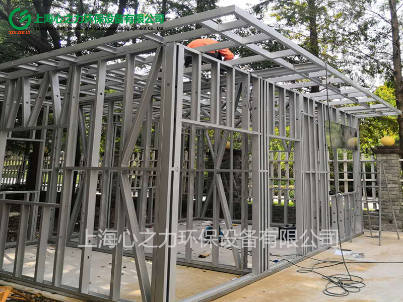 大廠垃圾房現(xiàn)場(chǎng)安裝場(chǎng)景圖實(shí)拍